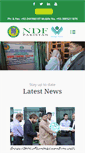 Mobile Screenshot of ndfpakistan.org